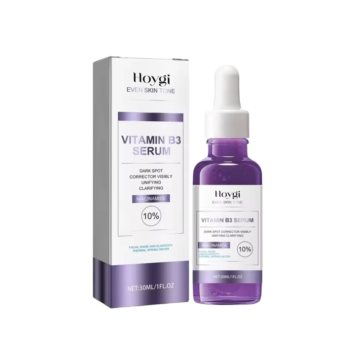 Серум за лице против пигментни петна, с витамин B3 и ниацинамид