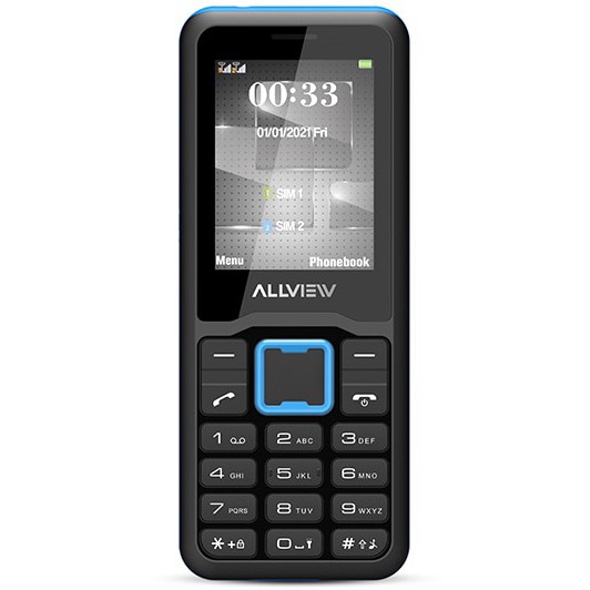 Telefon mobil Allview M30 Stark, Dual SIM, 32MB RAM, 32MB, 2G, Negru