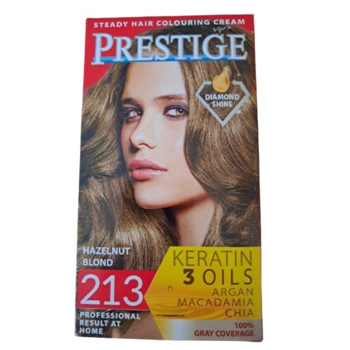 Permanens hajfesték mogyorószőke 213 VIP's Prestige 100 ml