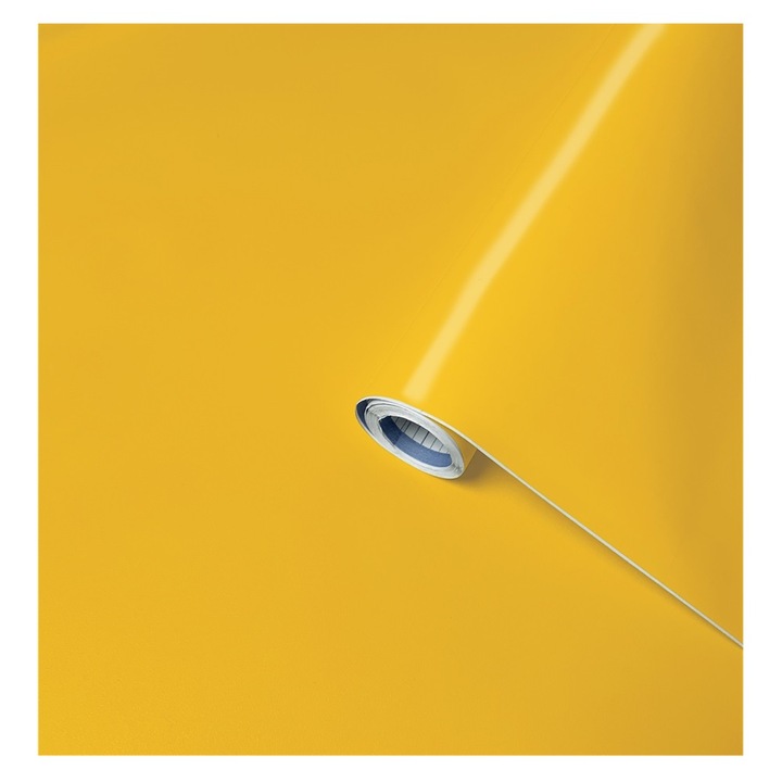 Стикер за мебели, Vénilia, обикновен, жълто от куркума, мат, 45cmx2m