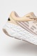 EA7, Telitalpú textilsneaker logóval, Krémszín