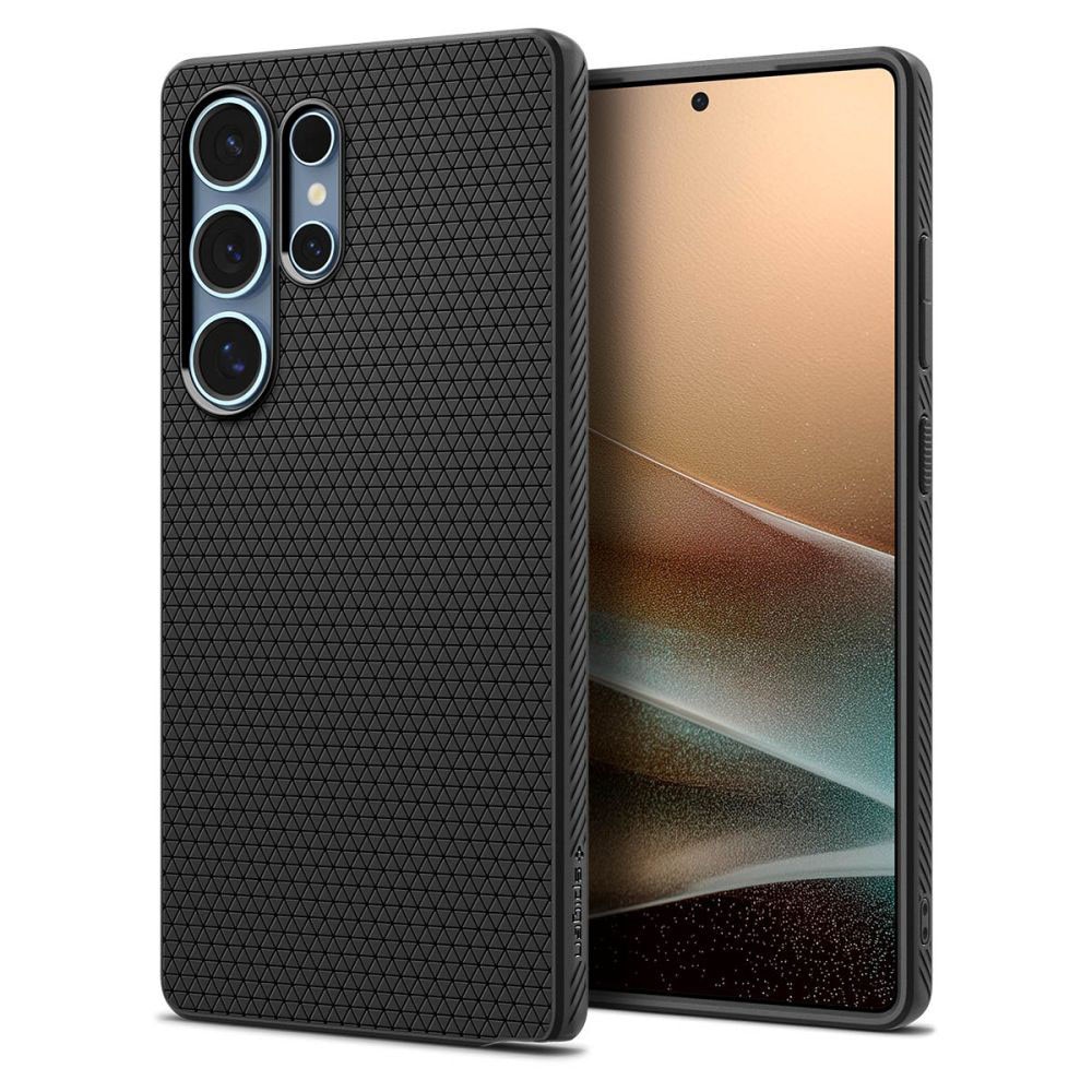 Husa premium pentru Samsung Galaxy S23 Ultra Spigen - Liquid Air - Negru denim