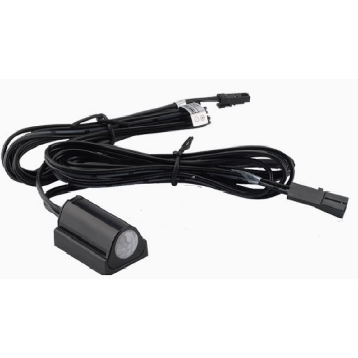 Senzor de miscare PIR 6...24V 5A, negru