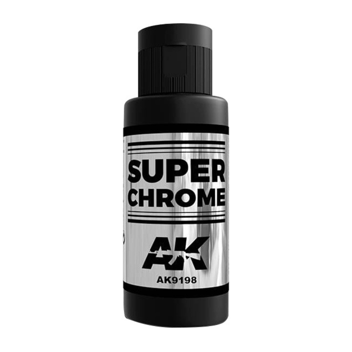 Festék AK9198 Super Chrome, AK-Inteactive, 60ml