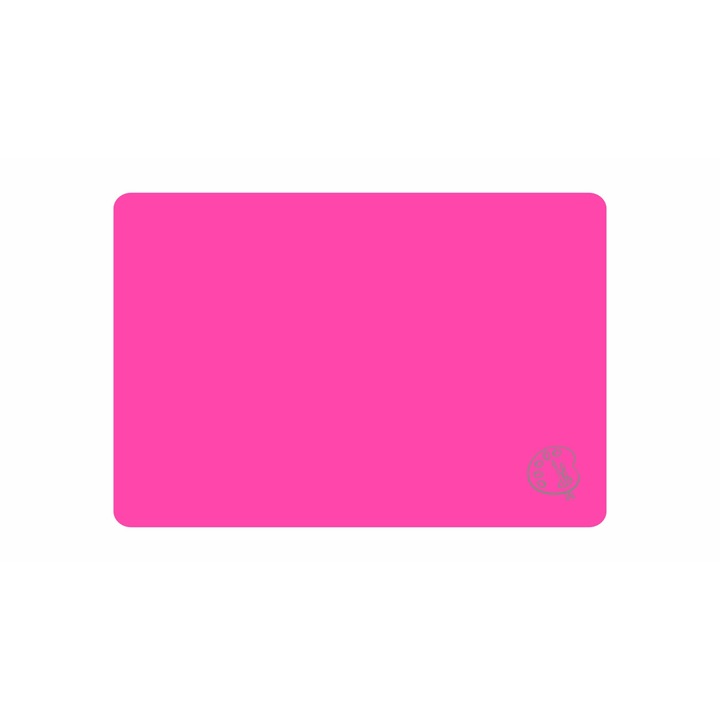 Protecite masa A3 pentru lucrari plastice, Biurfol, roz, 380x560mm
