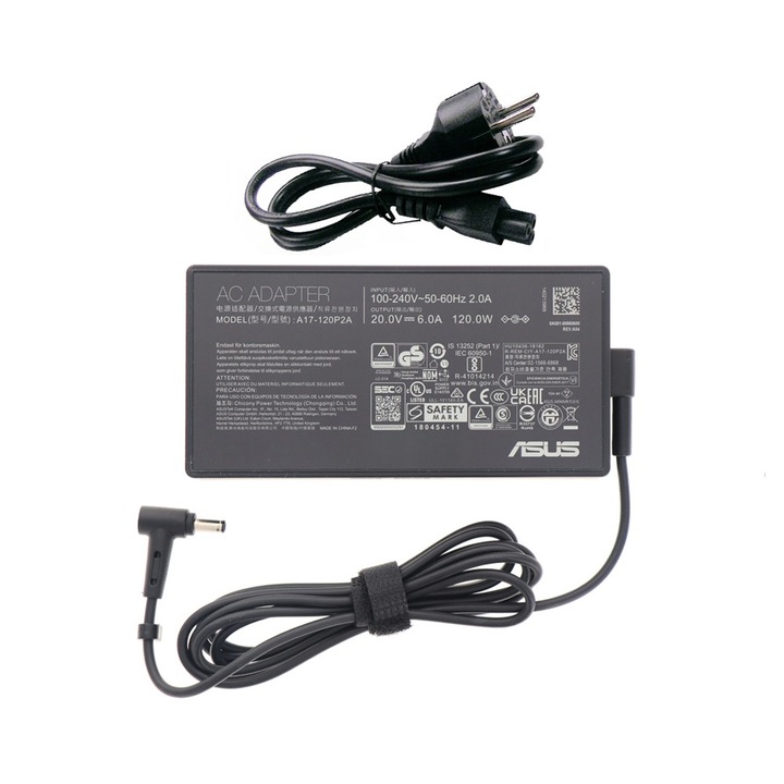 Incarcator original Asus 20V 6A 120W mufa 4.5*3.0mm model PA-1121-28U4, ADP-120RH B, ADP-120VH BB, A17-120P2A, 0A001-00061000, 0A001-00860100, 0A001-00860600, etc