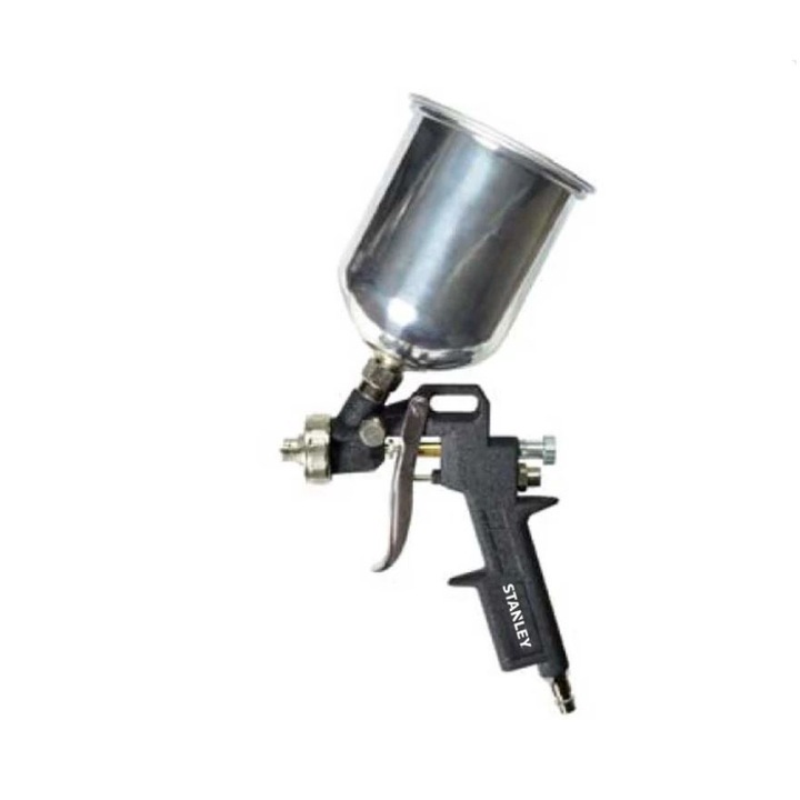 Pistol pneumatic, pentru vopsit, Stanley, cu vas superior, 0.5 litru, 4 bari