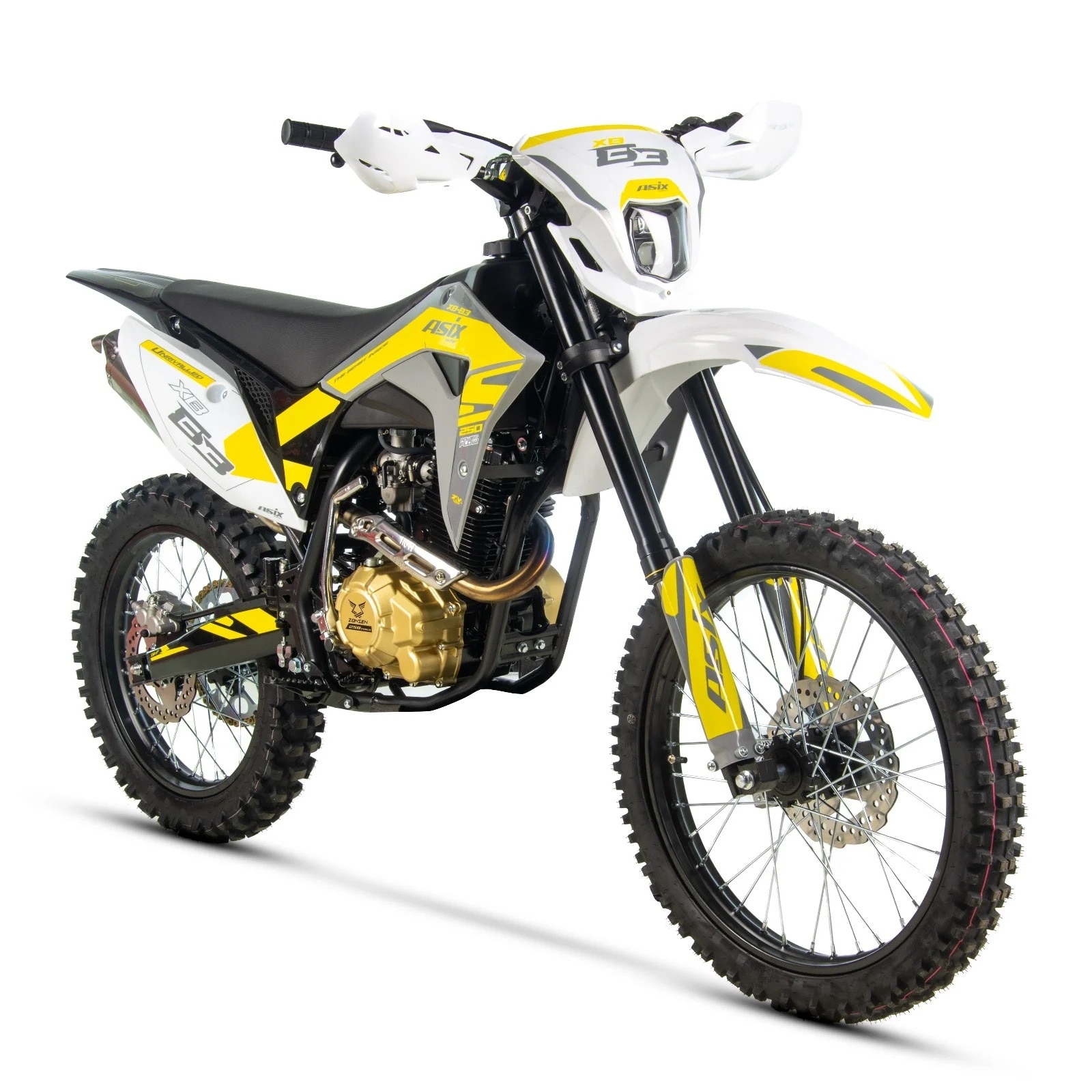 Motocicleta Cross/Enduro Asix XB83, 250cc, roti 21/18, culoare gri