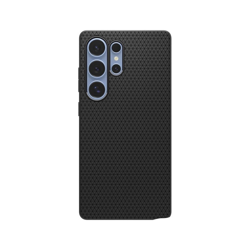 Husa Spate Spigen Liquid Air Compatibila Cu Samsung Galaxy S25 Ultra, Materiale Premium, Rezistenta La Socuri, Silicon, Negru