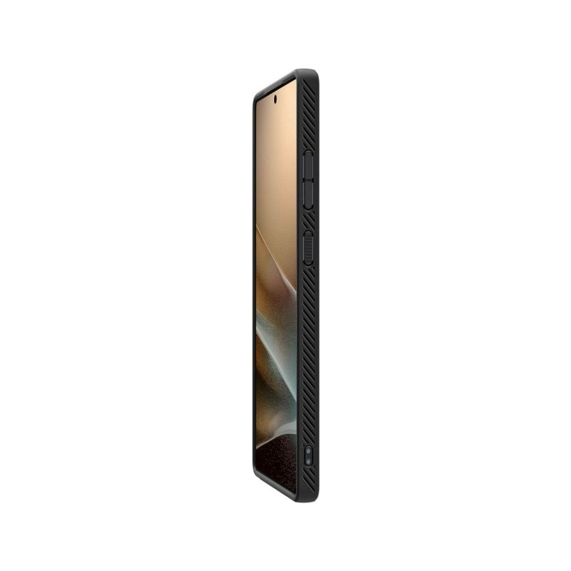 Husa Spate Spigen Liquid Air Compatibila Cu Samsung Galaxy S25 Ultra, Materiale Premium, Rezistenta La Socuri, Silicon, Negru