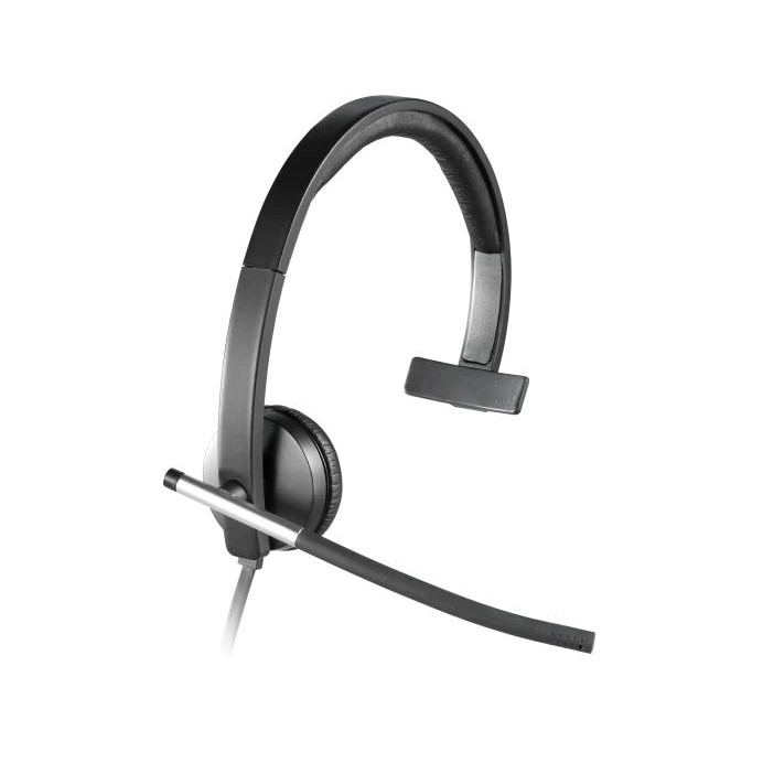 Casti cu fir cu microfon mono Logitech H650E USB