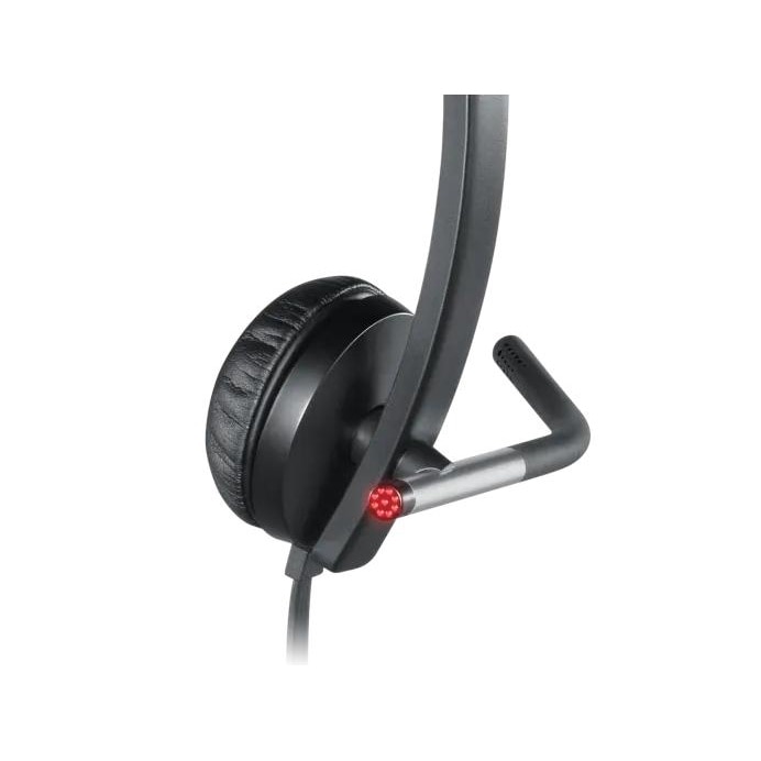Casti cu fir cu microfon mono Logitech H650E USB
