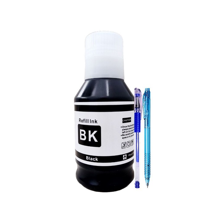 Canon GI41 fekete kompatibilis tintapalack készlet 140 ml-es, 6500 oldalas doboz nélkül, CNX zselés toll és mechanikus toll