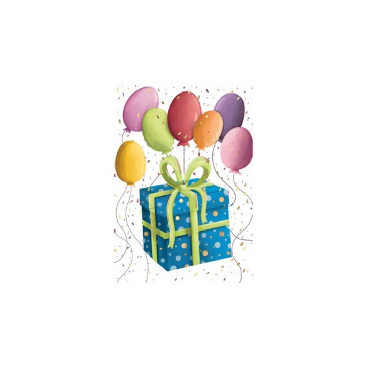 Felicitare B8, Henry, 90x68x2cm, multicolor