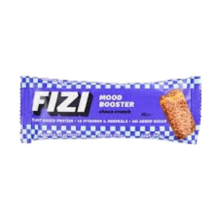Baton dietetic FIZI Mood Booster choco crunch, vegan, fara zahar, 40g