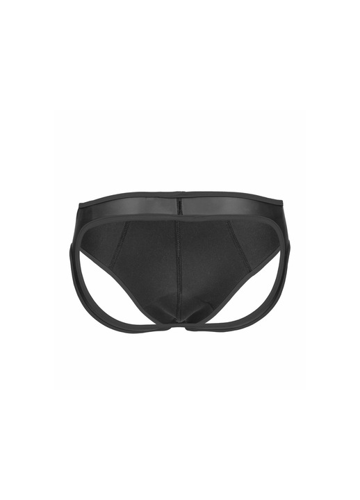 Ouch! Bugyi, neoprén, nyitott hátú, fekete, L-XL INTL