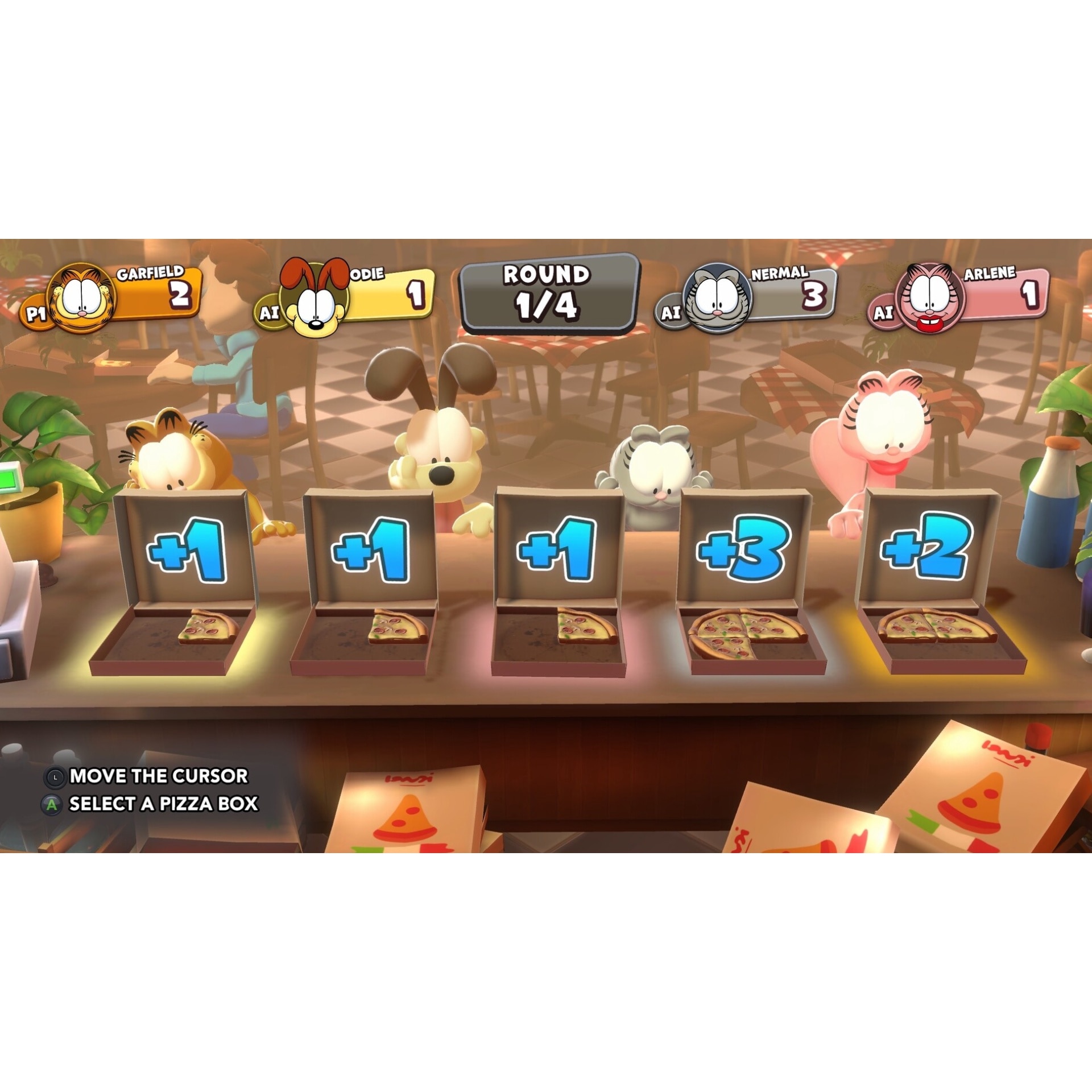 Joc Garfield Lasagna Party Code In Box Pentru Nintendo Switch