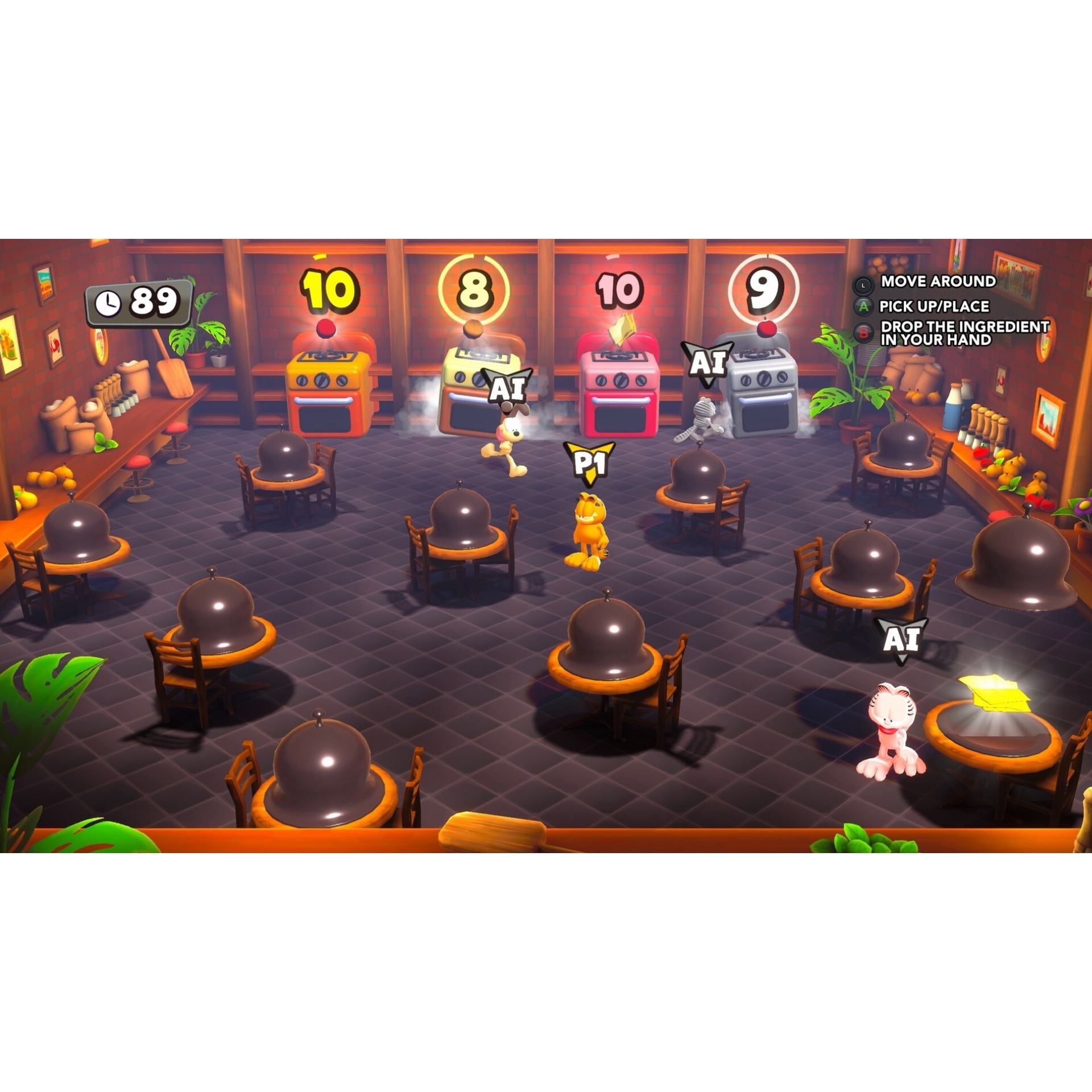 Joc Garfield Lasagna Party Code In Box Pentru Nintendo Switch