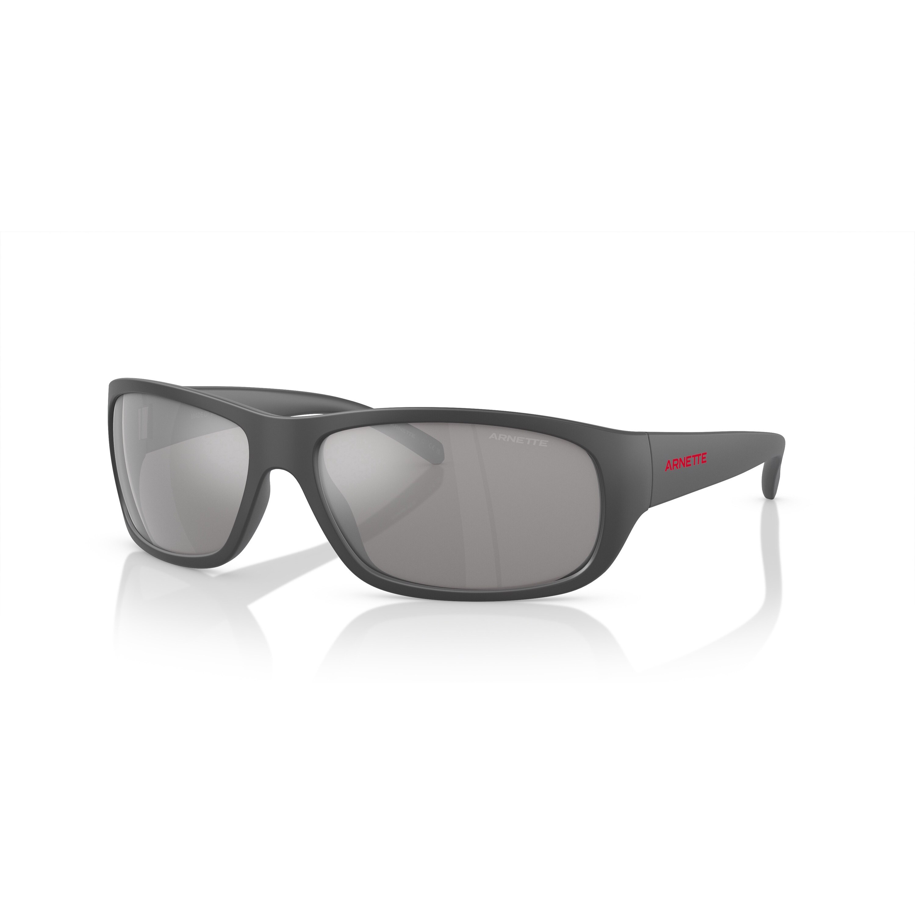 Arnette, Ochelari de soare Sporty Wrapwround, Gri, 63-16-130