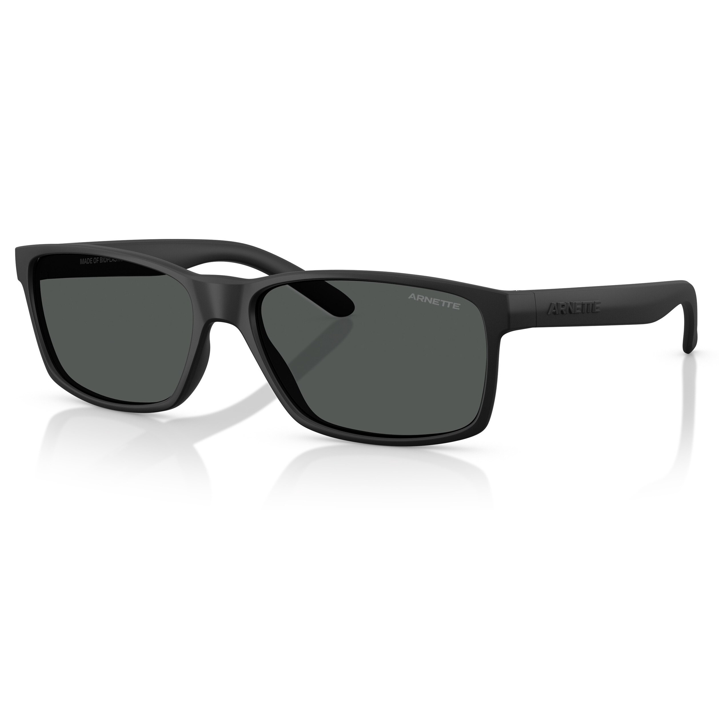 Arnette, Ochelari de soare dreptunghiulari Slickster, Negru, 59-16-145