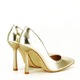 Pantofi aurii cu toc comod H1012 Auriu 39 EU