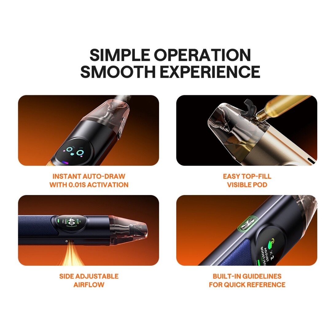elfbar nachfll pod luft aus Kit Tigara Electronica OXVA NeXLIM 4ml, 1500 mAh, 40 w - Dark Gray