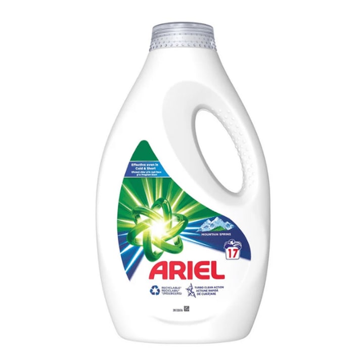 Detergent de Rufe Lichid Ariel Mountain Spring 17 spalari 850ml