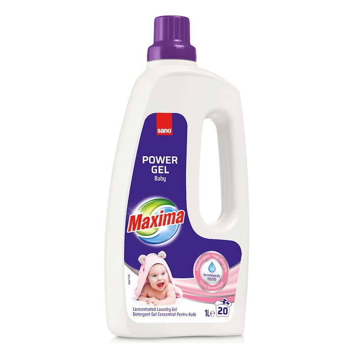 Sano Maxima Sensitive Baby концентриран гел перилен препарат 20 пранета 1000 мл