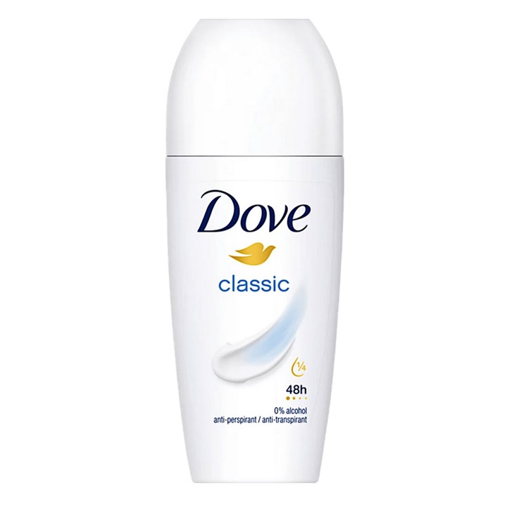 Antiperspirant Roll On Dove Classic 50ml