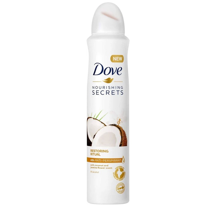 Antiperspirant Deo Dove Restoring Ritual Coconut 250ml