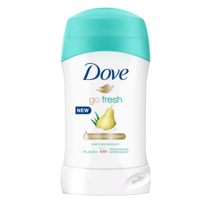 Antiperspirant Stick Dove Pear Aloe Vera 40ml
