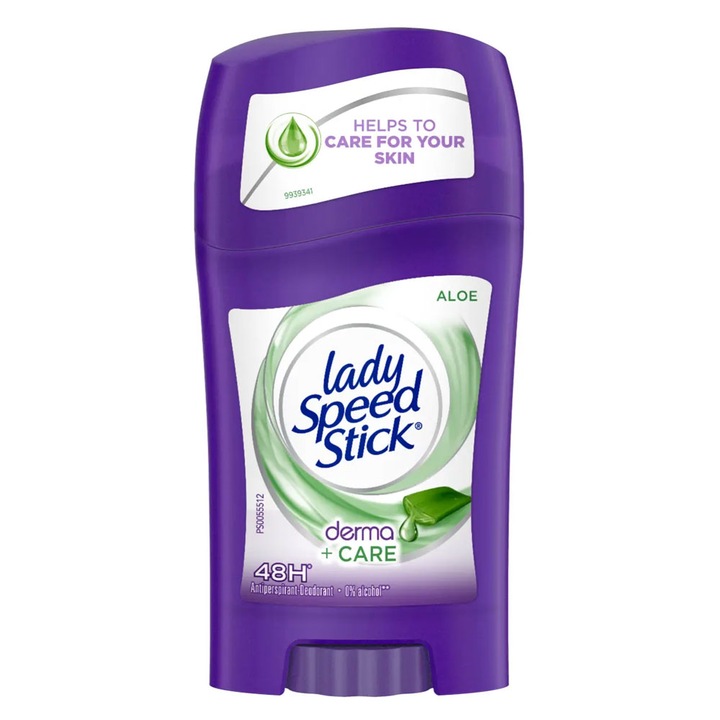 Antiperspirant Stick Lady Speed Stick Derma Care Aloe 40g