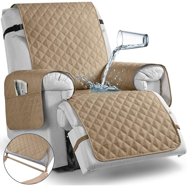 Протектор за фотьойл Granbest, Водоустойчив, Противоплъзгащ, Камел