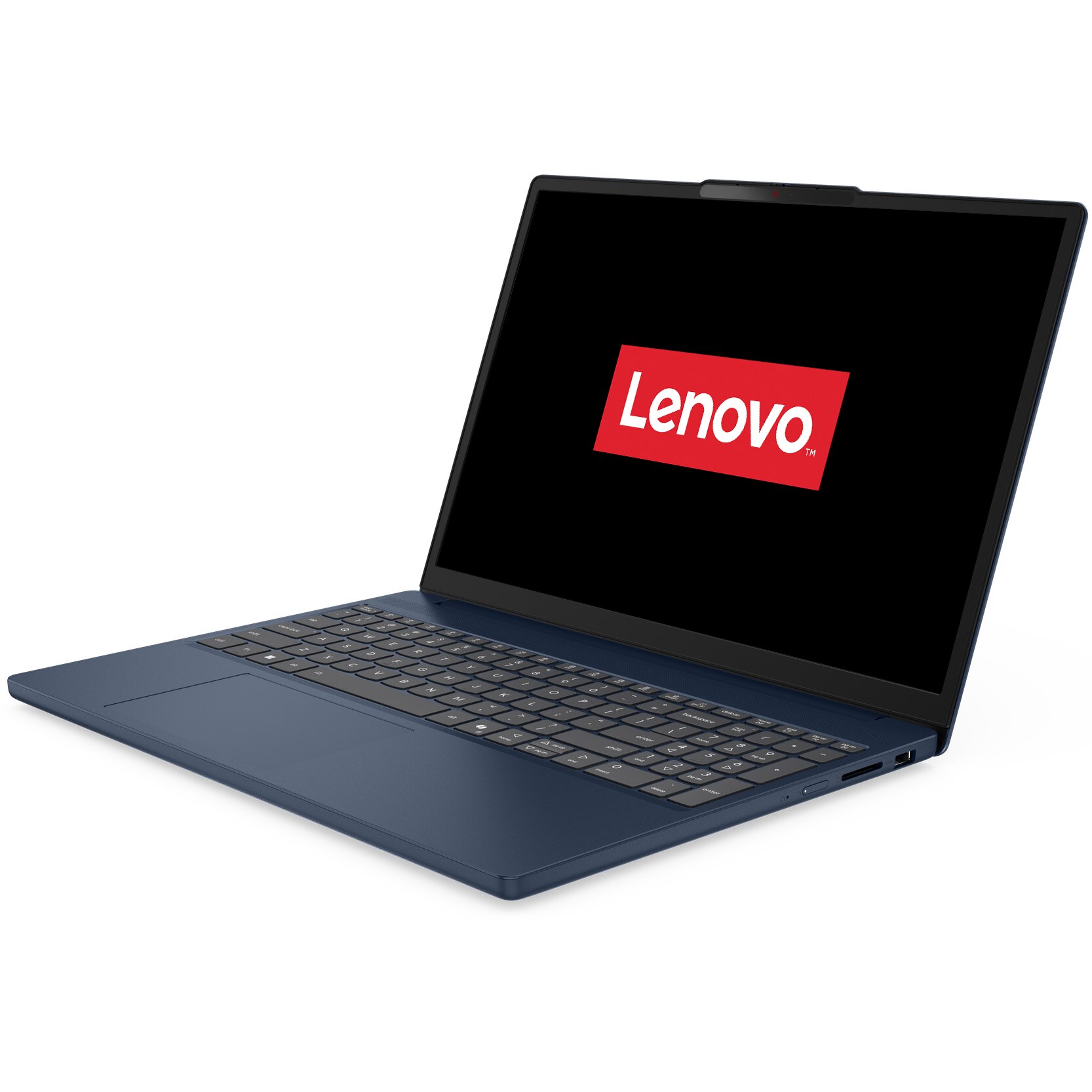 Laptop Lenovo IdeaPad Slim 3 15IRH10 cu procesor Intel® Core™ i5-13420H pana la 4.6GHz, 15.3" WUXGA, IPS, 24GB DDR5 RAM, 1TB SSD, Intel® UHD Graphics, No OS, Metal, Cosmic Blue
