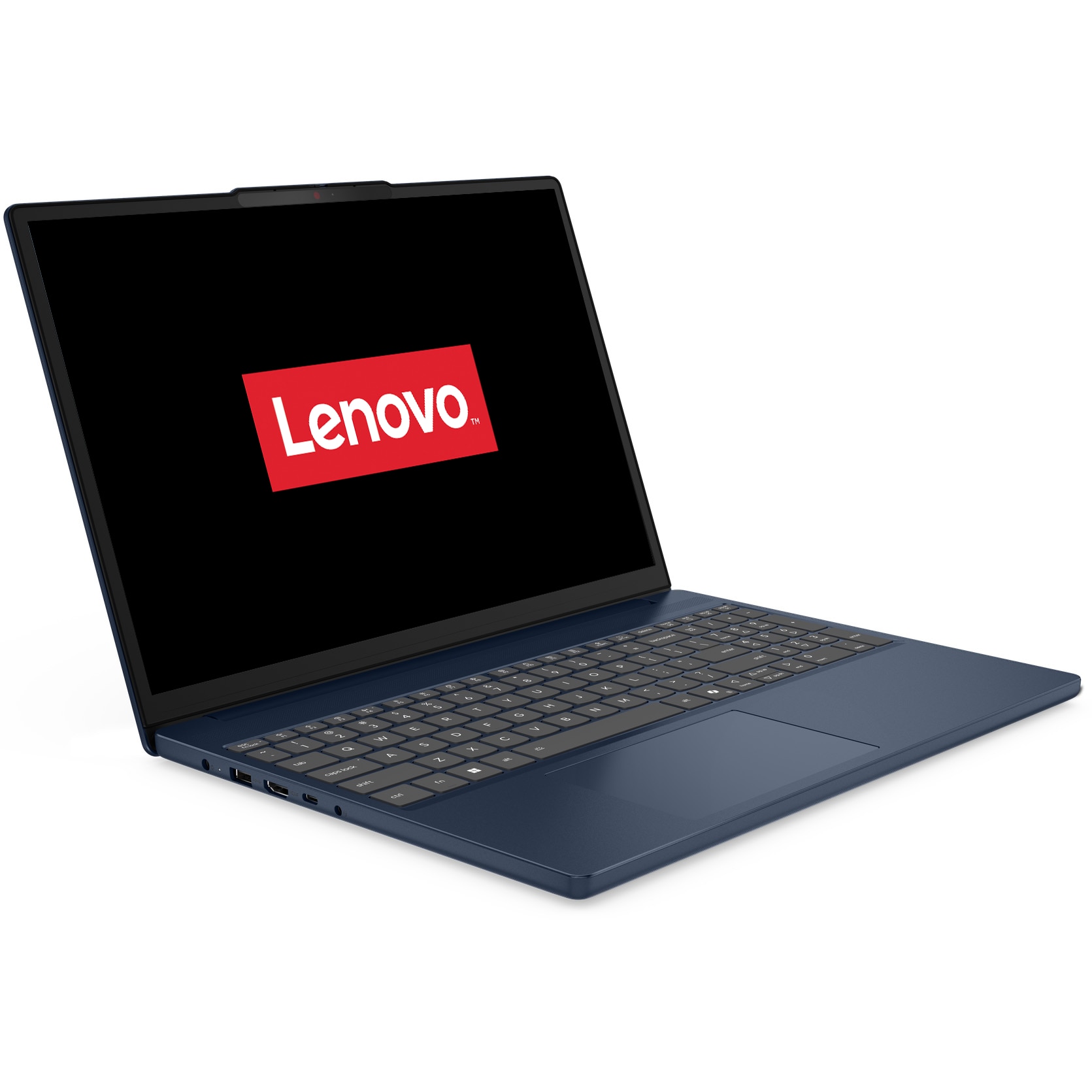 Laptop Lenovo IdeaPad Slim 3 15IRH10 cu procesor Intel® Core™ i5-13420H pana la 4.6GHz, 15.3" WUXGA, IPS, 24GB DDR5 RAM, 1TB SSD, Intel® UHD Graphics, No OS, Metal, Cosmic Blue