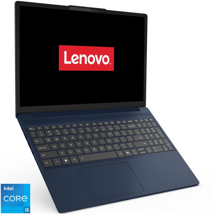 Лаптоп Lenovo IdeaPad Slim 3 15IRH10, Intel® Core™ i5-13420H, 15.3" WUXGA, IPS, 24GB DDR5 RAM, 1TB SSD, Intel® UHD Graphics, No OS, Metal, Cosmic Blue