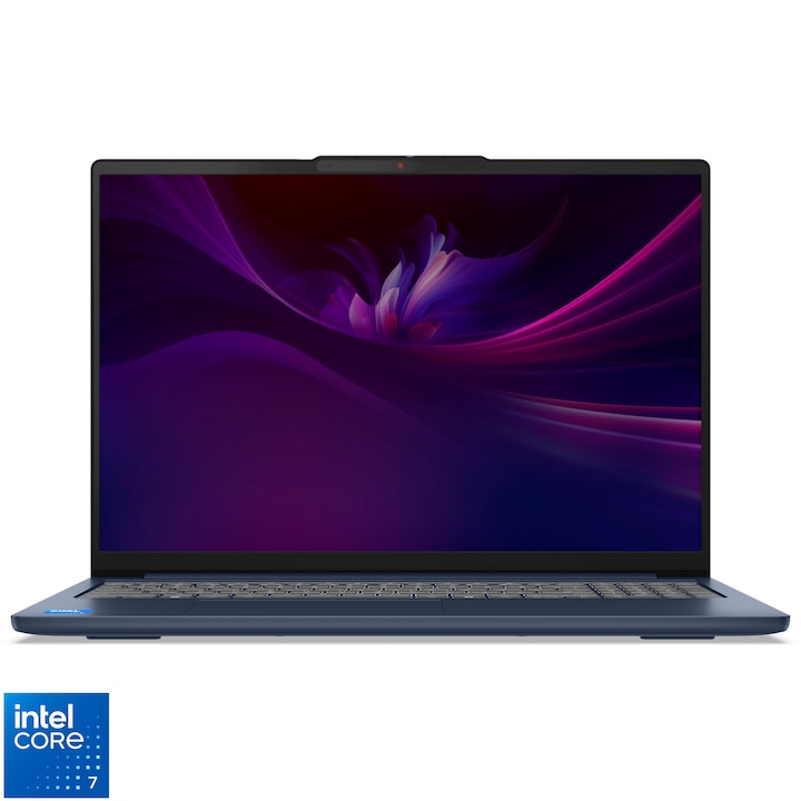 Лаптоп Lenovo IdeaPad Slim 5 16IRH10R, Intel® Core™ 7 240H, 16" WUXGA, IPS, 32GB DDR5 RAM, 1TB SSD, Intel® Graphics, No OS, Cosmic Blue