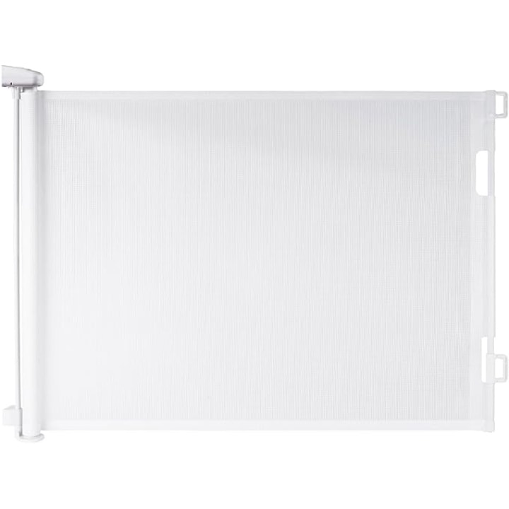 Poarta de siguranta Hawthyhome, extensibila 0-140 cm pentru copii si animale, Alb