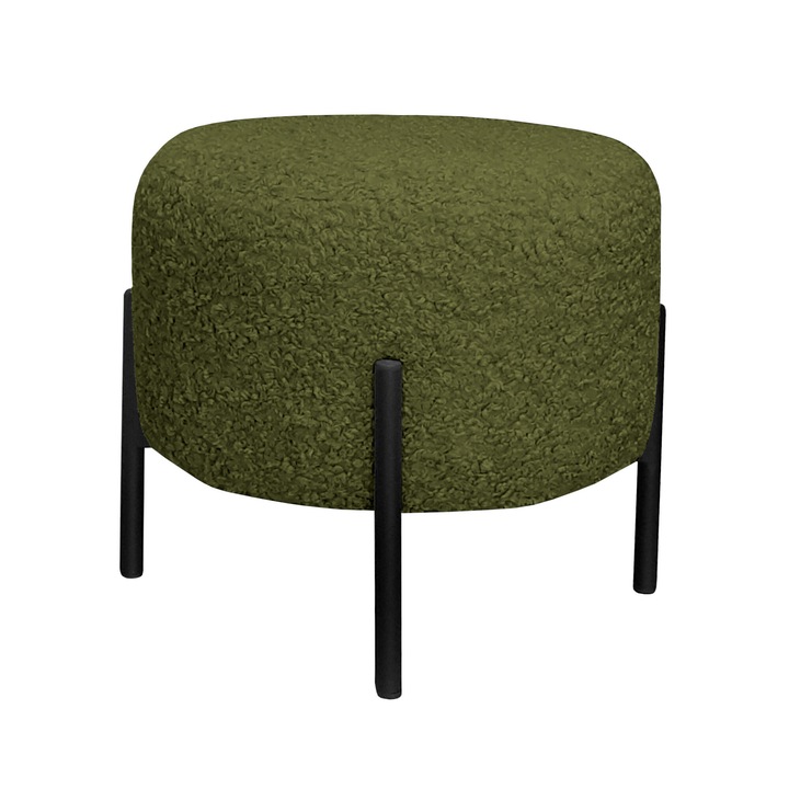 Табуретка, черен метал, Atos