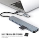 HOPE R хъб USB-C мултипортов, 8 в 1, 2 броя USB 3.0 тип A, 2 броя USB2.0 тип A, 1 брой USB3.0 тип C, четец на SD/TF карти, 3,5 мм аудио жак