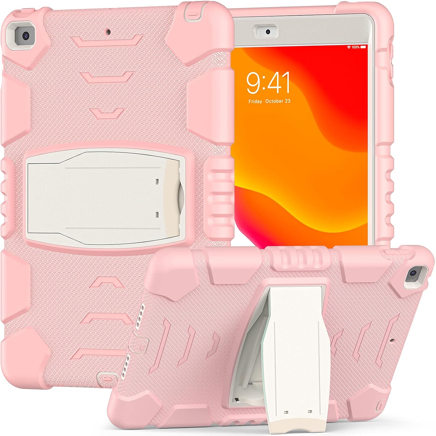 Husa tableta, pentru iPad 10.2inch, cu suport, roz