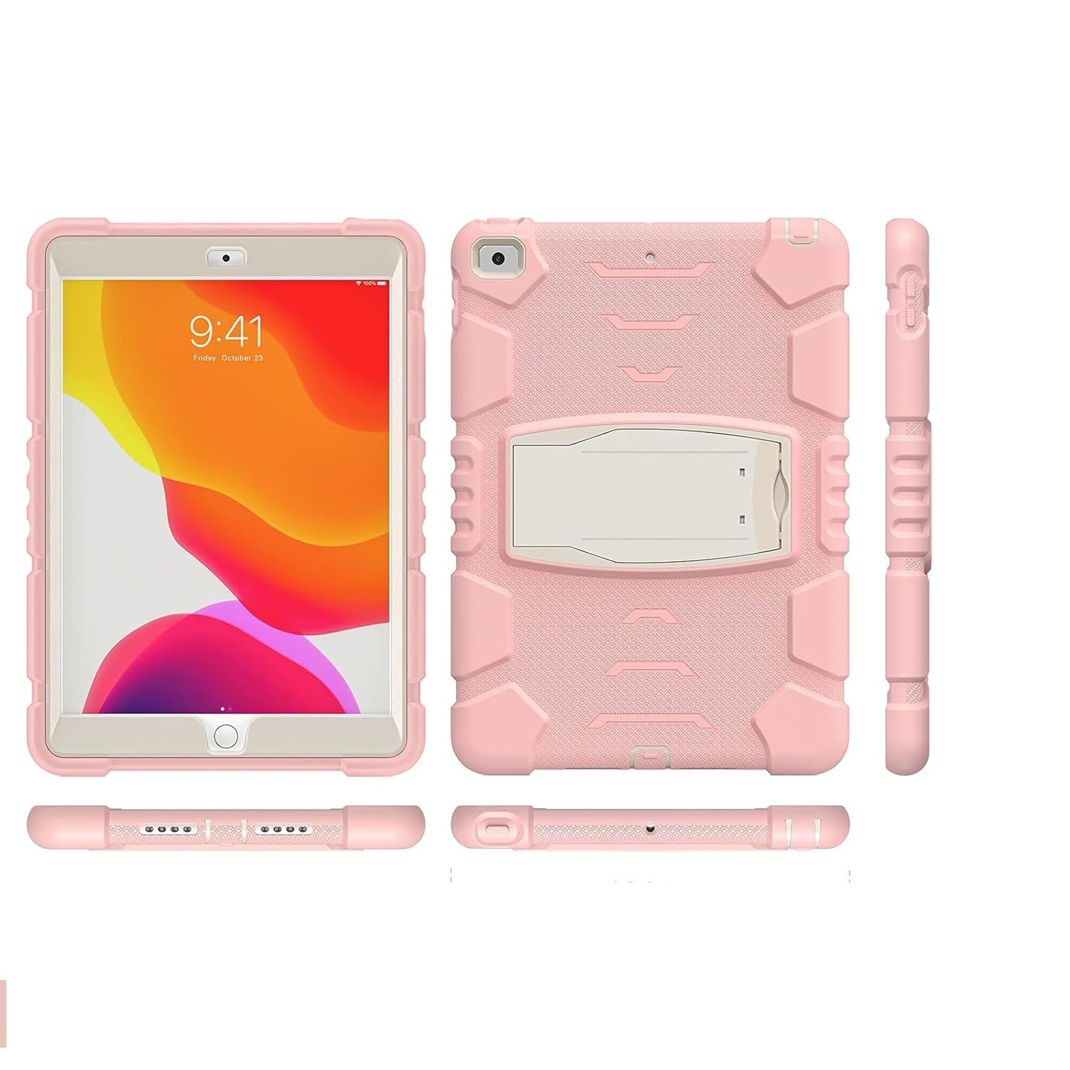 Husa tableta, pentru iPad 10.2inch, cu suport, roz