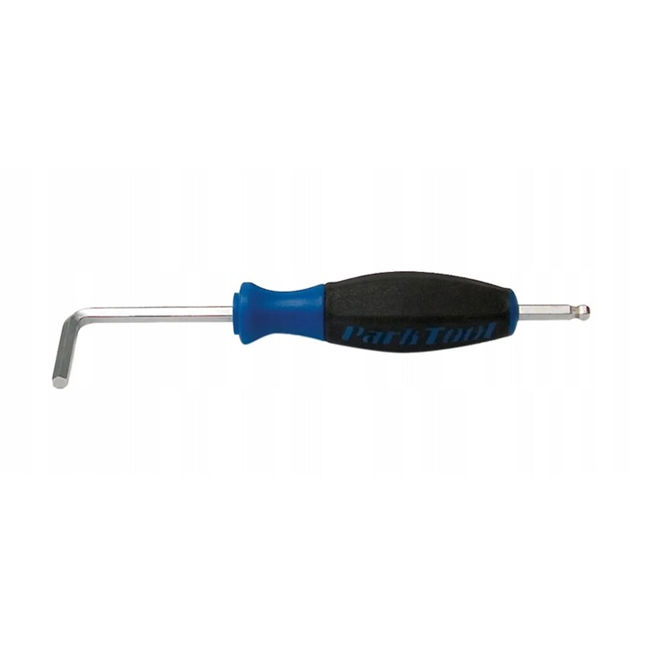 Cheie imbus Park Tool, ergonomic, lung, negru/albastru