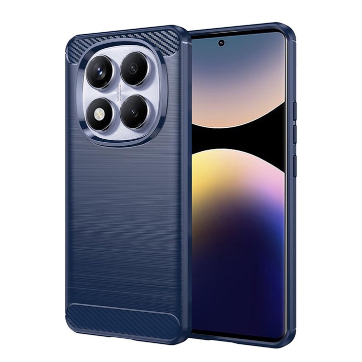 Калъф за Xiaomi Redmi Note 14 Pro 4G - Smartphosis Carbon - Син