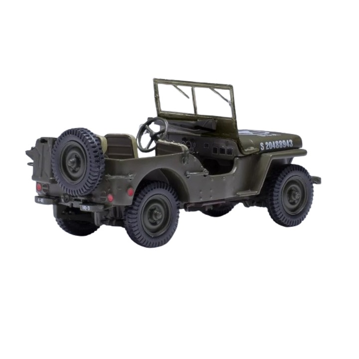 Jeep Willys MB, 1943, zöld, IXO 1/43