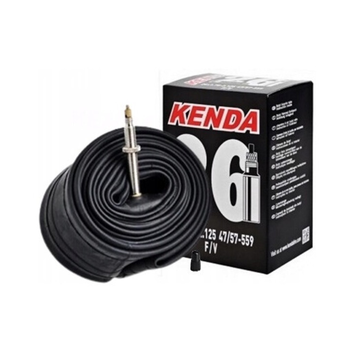 Kenda kerékpár gumibelső, 26" x 1,75-2,125, Presta, 0,87 mm, 170 g