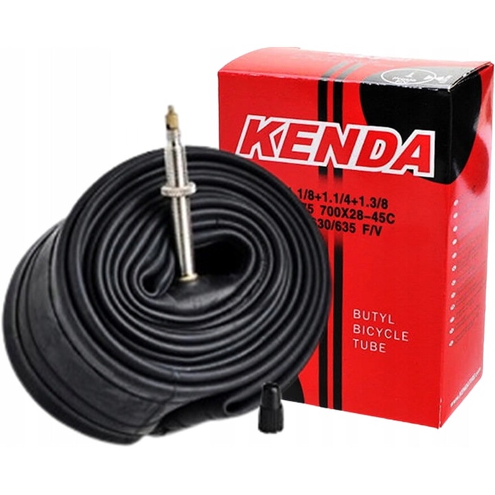 Kenda kerékpárbelső, 700C x 28-45 FV Presta, 0,87 mm vastag, 142 g