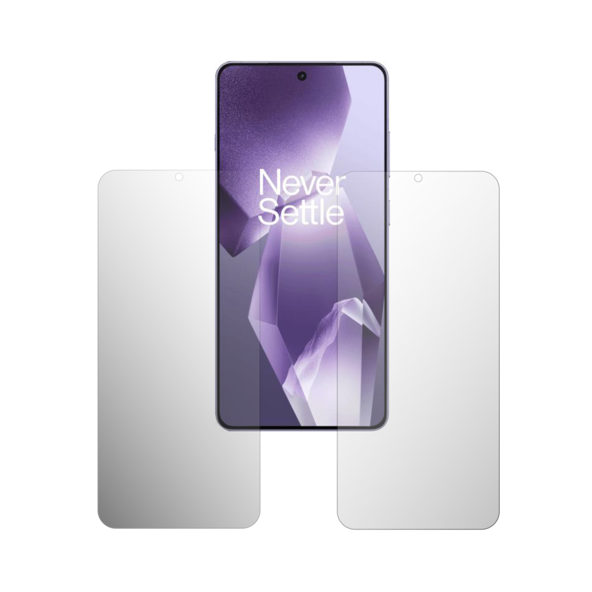 Set 2X Folie Protectie Ecran Folie24, pentru OnePlus Ace 5 Pro, 1X Ultra-Clear + 1X Mata, Acoperire Case-Friendly ( Compatibile cu Carcasa ), Adezive, Flexibile cu Auto Regenerare