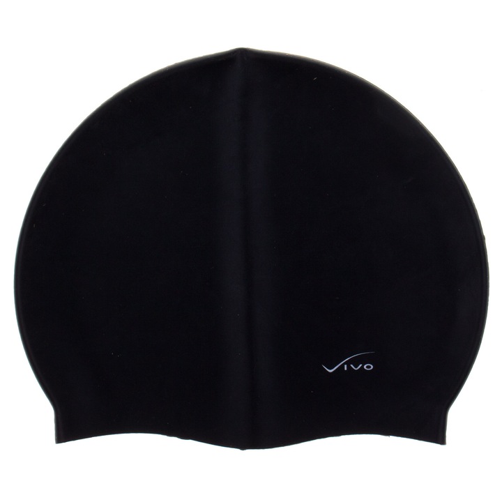 Силиконова каска за плуване, VIVO, черна, унисекс