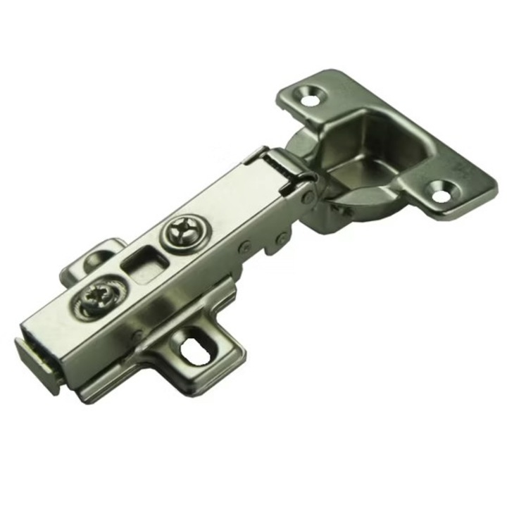 6 db soft close zsanér készlet, hidraulikus lengéscsillapítóval, állítható, szekrényekhez és ajtókhoz, 35 mm, fúró sablonnal
